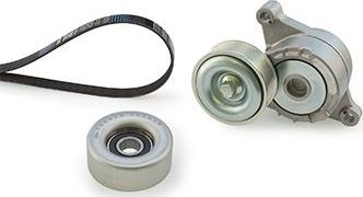 Приводной ремень поликлиновой с роликами (комплект) Gates Micro-V® для Mazda 3 II (BL) 2009-2014. Артикул K106PK1863