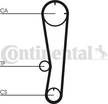 Ремень ГРМ ContiTech. Артикул CT602