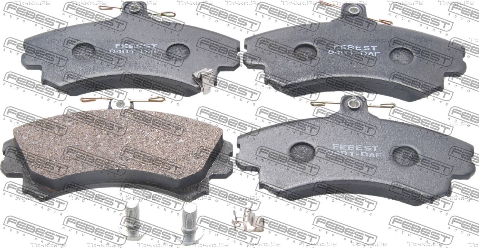 Тормозные колодки Febest передние для Mitsubishi Carisma I 1995-2006. Артикул 0401-DAF