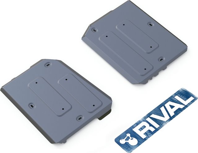 Защита алюминиевая Rival для топливного бака Jeep Cherokee KL 4WD 2014-2018. Артикул 333.2729.1