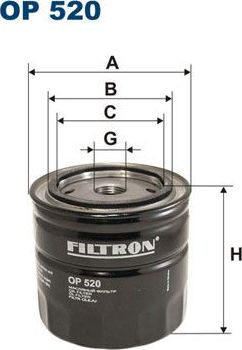 Масляный фильтр Filtron. Артикул OP 520