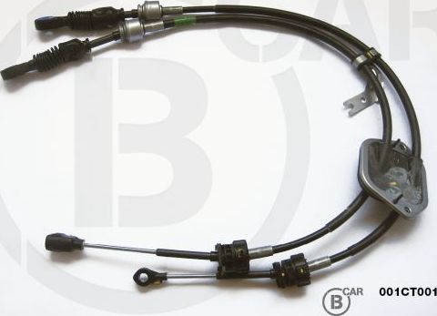 Трос переключения передач КПП B CAR для Citroen C1 I 2005-2014. Артикул 001CT001