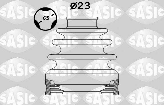 Пыльник ШРУСа внутренний Sasic передний для Renault Kangoo II 2008-2026. Артикул 1904037