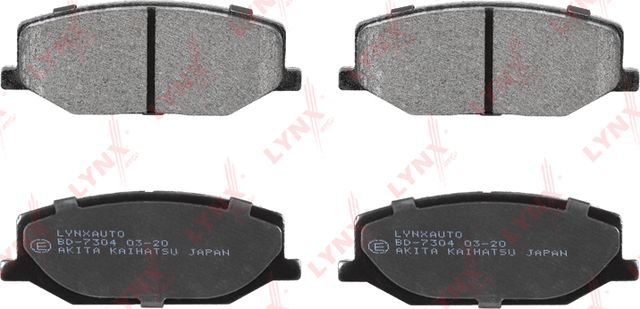 Тормозные колодки LYNXauto передние для Suzuki Samurai 1988-2004. Артикул BD-7304