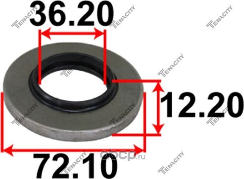 Подшипник опоры амортизатора (Tenacity). Артикул ABRNI1015