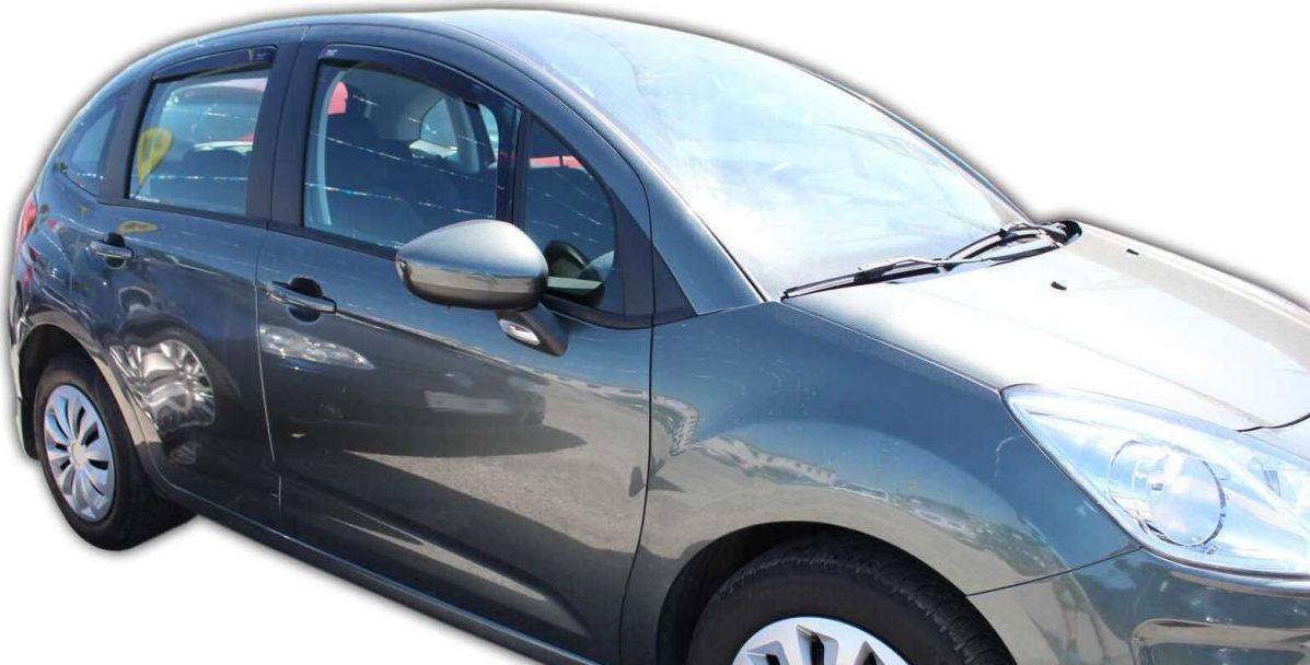 Дефлекторы Heko для окон Citroen C3 II 5-дв. 2009-2016. Артикул 12249