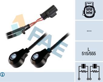 Датчик детонации FAE для Volvo XC90 I 2005-2010. Артикул 60211