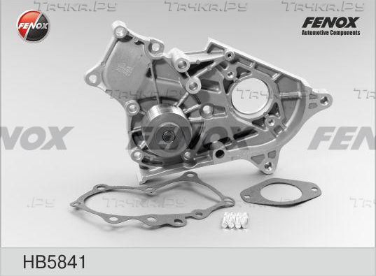 Помпа (водяной насос) Fenox для Toyota Corolla E90 1987-1993. Артикул HB5841
