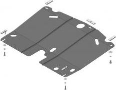 Защита Мотодор для картера и КПП Nissan Qashqai II 2014-2026. Артикул 61411