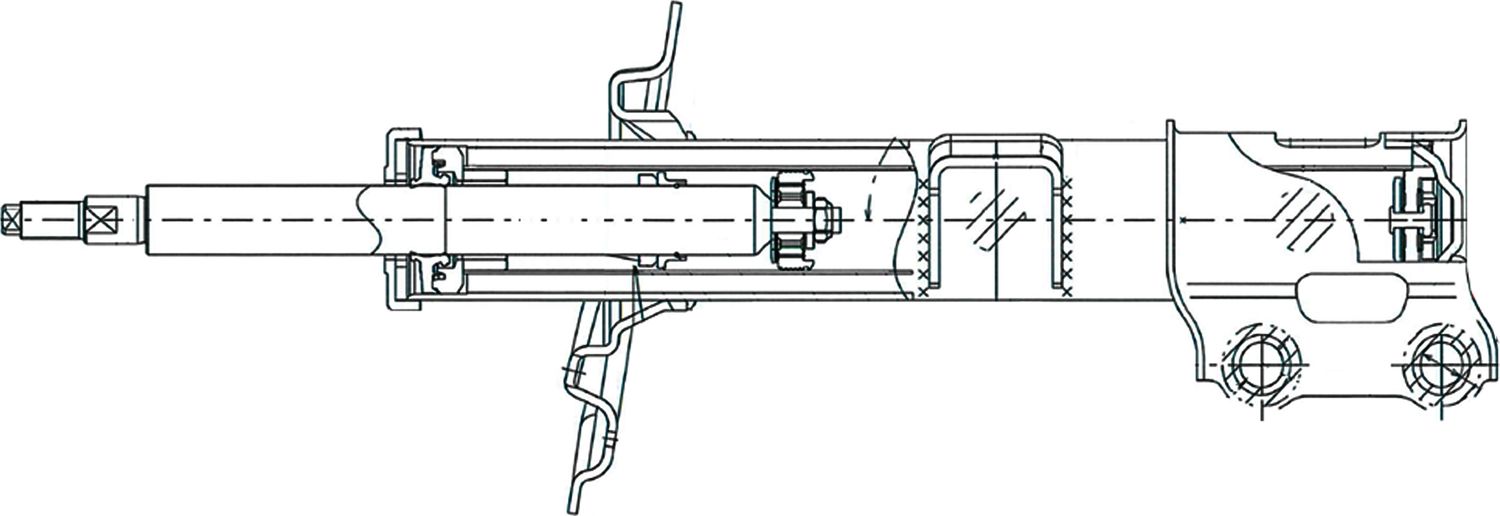 Амортизатор CTR. Артикул GY1041G