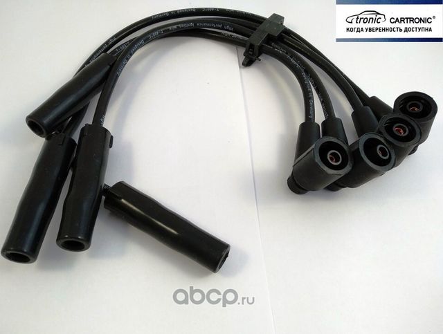 Провода высоковольтные Cartronic ВАЗ 2105-07 инж. CRTR0117811 (к-т) Silicon 2107 Cartronic. Артикул CRTR0117811