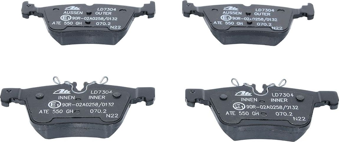 Тормозные колодки ATE Ceramic. Артикул 13.0470-7304.2