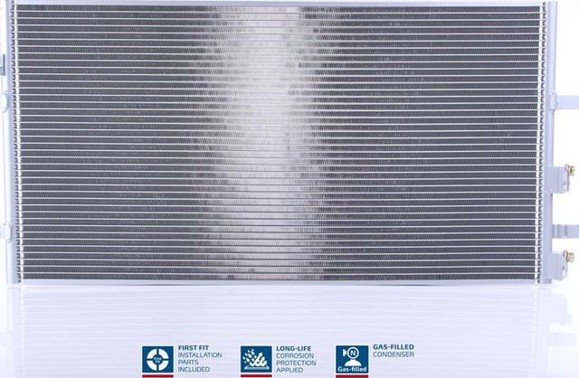 Радиатор кондиционера (конденсатор) Nissens (алюминий) для Ford Transit Torneo VII 2006-2014. Артикул 94915