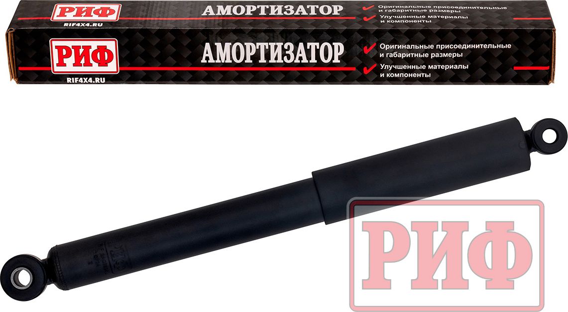 Амортизатор РИФ задний штатный для Mitsubishi Pajero Sport I 1998-2008. Артикул SAG352SL