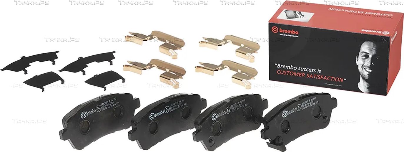 Тормозные колодки Brembo PRIME LINE передние для Subaru Justy IV 2007-2011. Артикул P 16 013