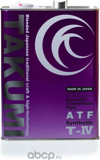 08886-01705 ( 08886-81015 ) жидкость TAKUMI для ATM ATF Type-T-IV 4л. Артикул ATFTT400401