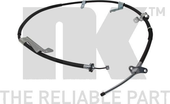 Трос ручника (тросик ручного тормоза) NK. Артикул 9036169