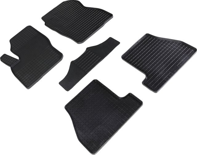 Коврики резиновые Seintex с узором сетка для салона Ford Focus III 2011-2015. Артикул 82798