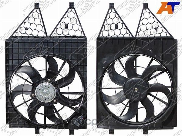 ДИФФУЗОР РАДИАТОРА В СБОРЕ VOLKSWAGEN POLO SEDAN 1 (SAT). Артикул STVWP6201A0