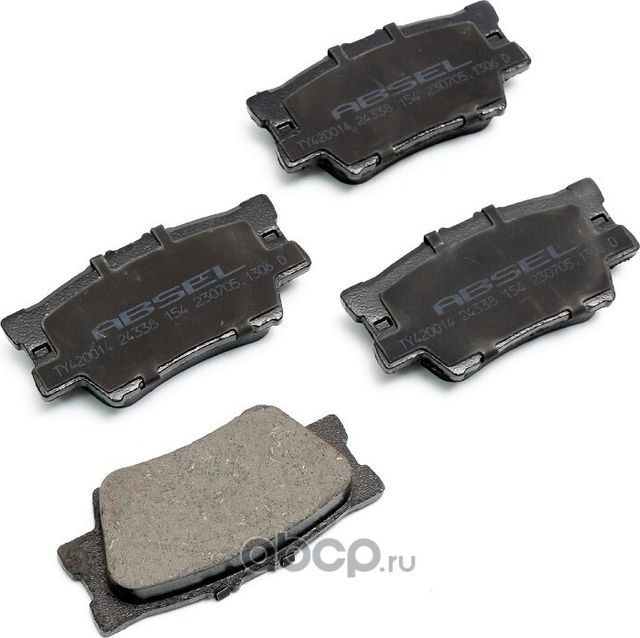 Колодки тормозные задние (Absel). Артикул TY420014