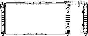 Радиатор охлаждения двигателя Sakura для Mazda 626 V (GF) 1997-2002. Артикул 3301-1003