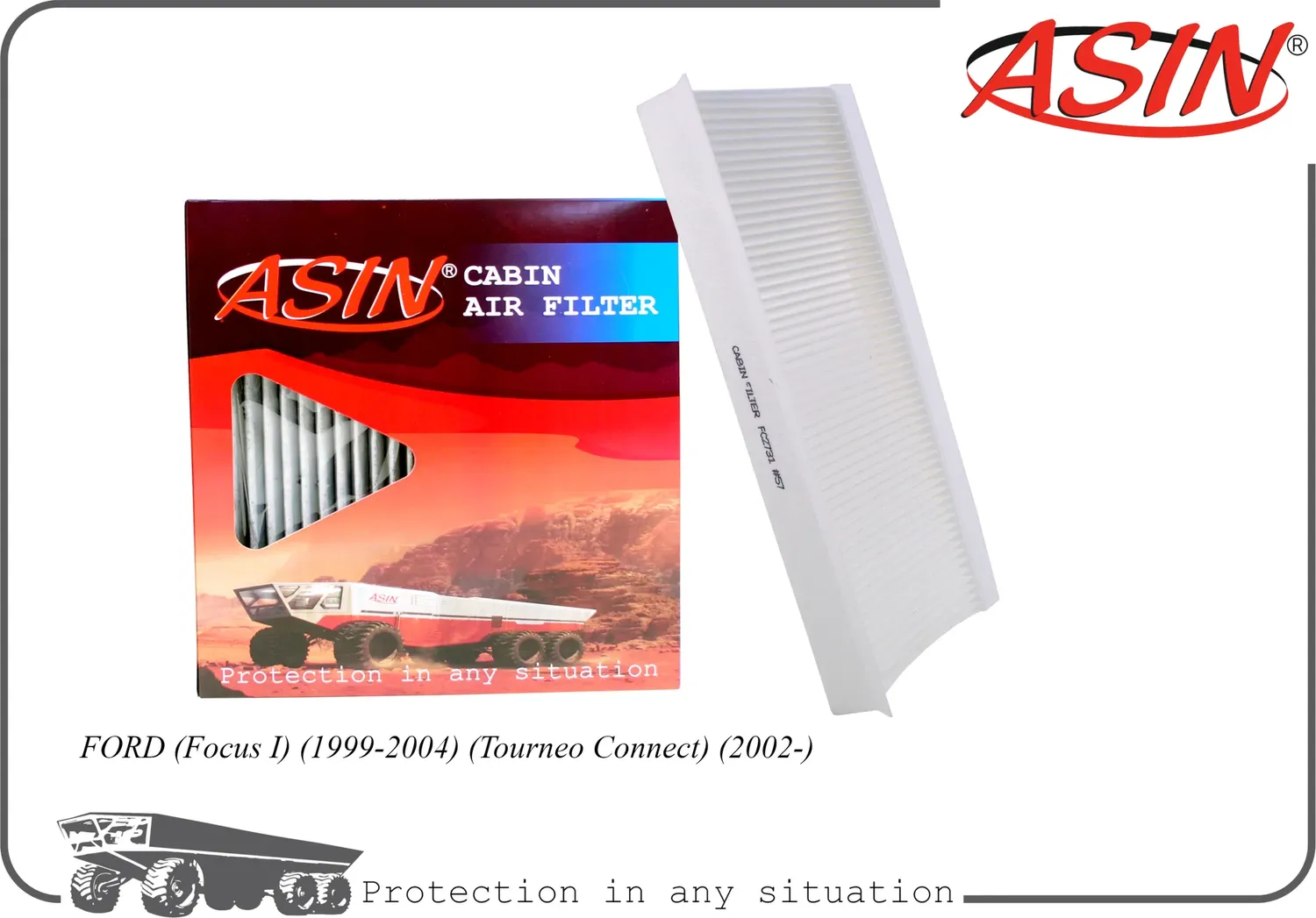 Фильтр салонный 1062253/ASIN.FC2731 ASIN Asin. Артикул ASINFC2731