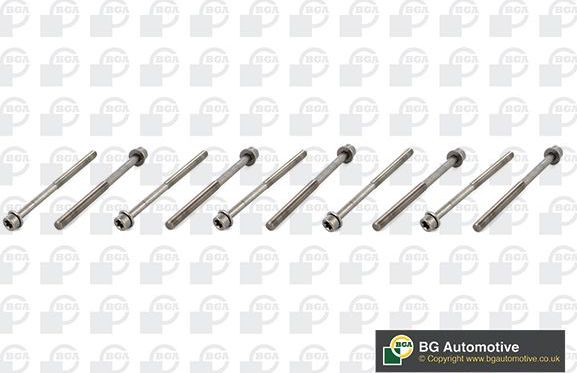 Комплект болтов ГБЦ BGA для Fiat Fullback I 2016-2026. Артикул BK1402