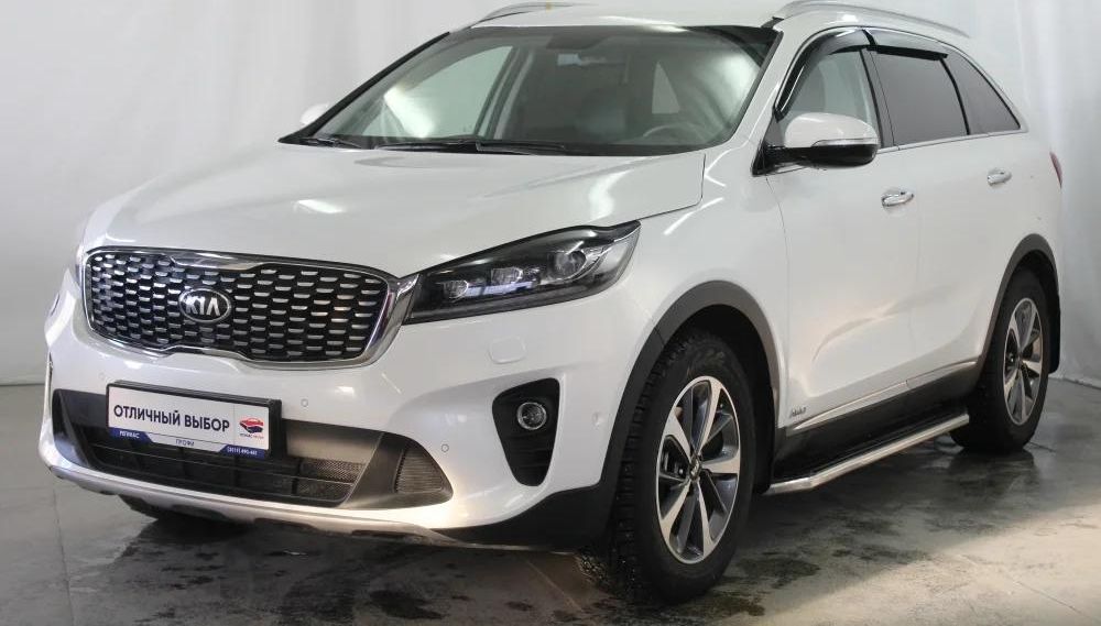 Дефлекторы Cobra Tuning для окон (c хром. молдингом) Kia Sorento III Prime 2015-2026. Артикул K14014CR