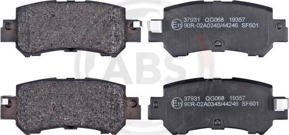 Тормозные колодки ABS. Артикул 37931