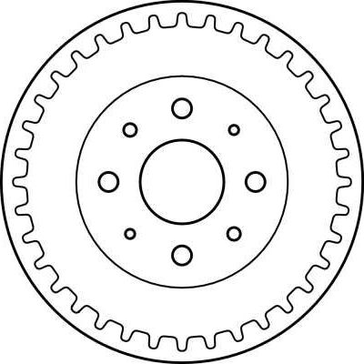 Тормозной барабан TRW задний для Kia Sephia I 1993-1997. Артикул DB4288