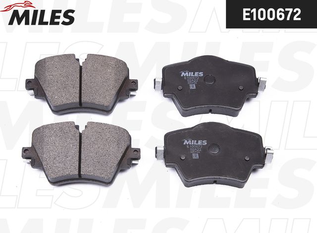 Тормозные колодки Miles (Semi-Metallic). Артикул E100672