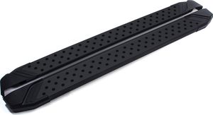 Пороги алюминиевые Rival Bmw-Style круг Lada (ВАЗ) 2121 (4x4) 1977-2021. Артикул D128ALB