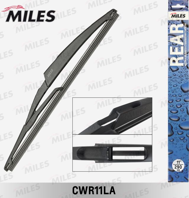 Щетка стеклоочистителя (дворник) Miles задняя для Fiat 500X I 2014-2026. Артикул CWR11LA