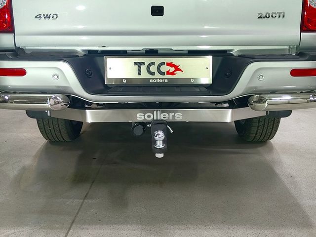 Фаркоп ТСС оцинкованный под американский квадрат для Sollers ST6 2023-2026 . Артикул TCU00425