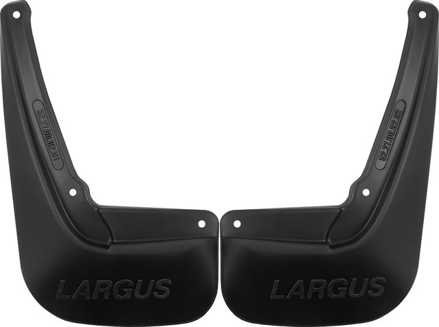 Брызговики Frosch (в пакете) задняя пара для Lada Largus 2012-2026. Артикул NLF.52.27.E12