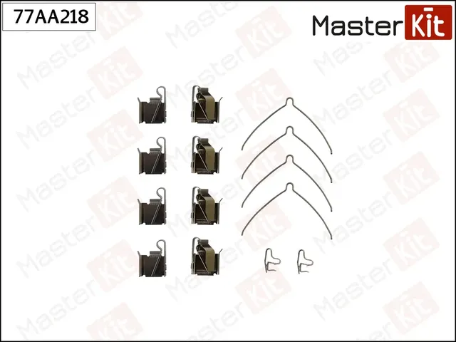 Комплект установочный тормозных колодок (Master KIT). Артикул 77AA218