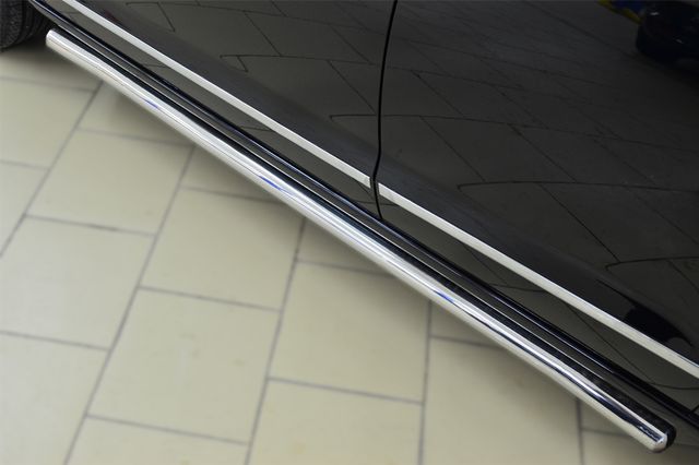 Защита порогов RusStal труба d63 (вариант 3) для Great Wall Hover H6 2013-2017. Артикул GH6T-0016283