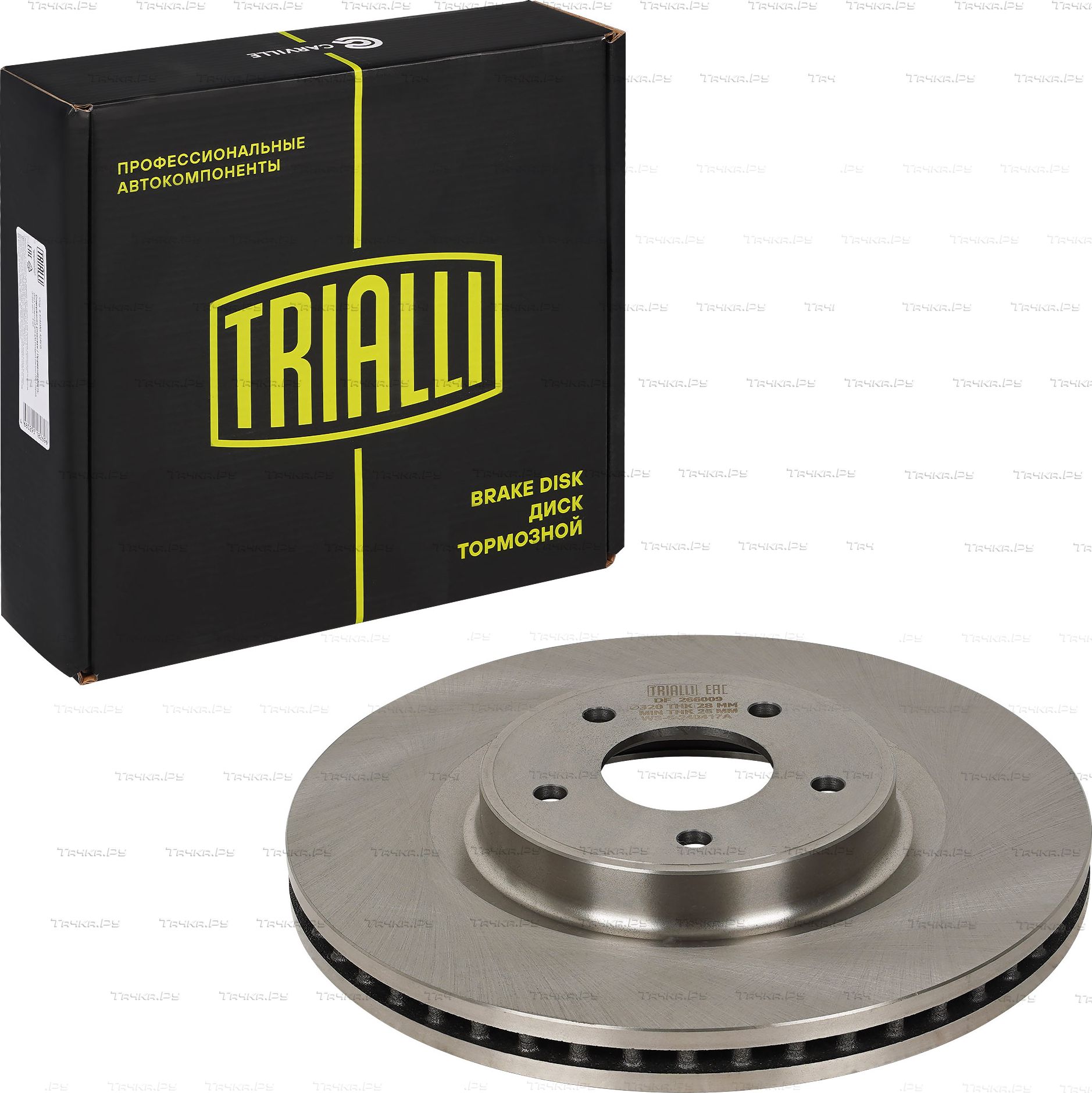 Тормозной диск Trialli. Артикул DF 266009