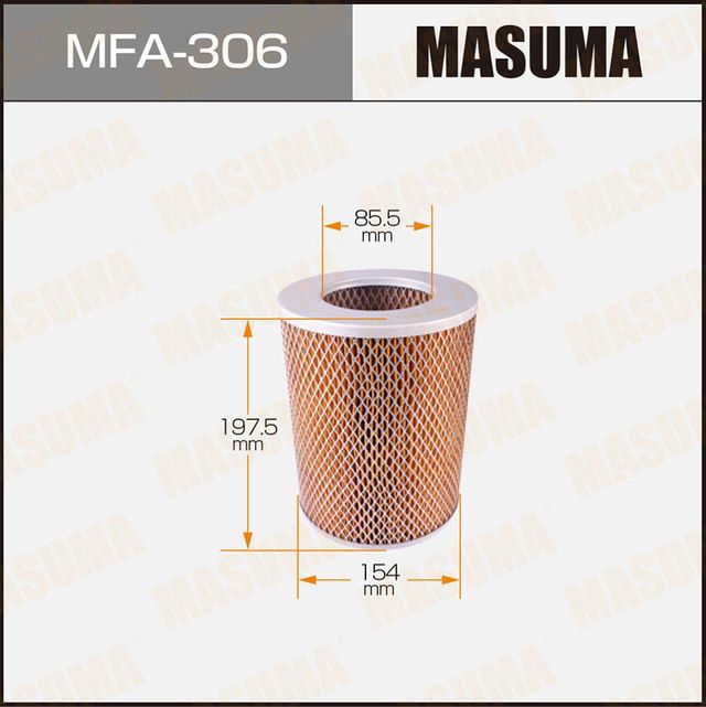 Воздушный фильтр Masuma. Артикул MFA-306