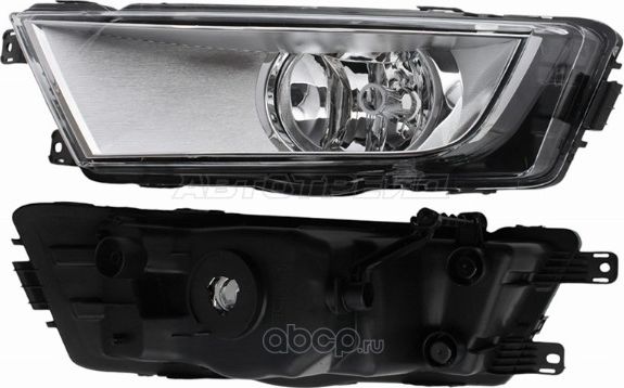 Туманка SKODA OCTAVIA 13-16 LH хром (SAT). Артикул ST6652013LUE1