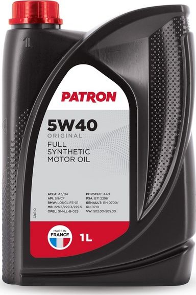 Масло моторное синтетическое (Patron). Артикул 5W401LORIGINAL