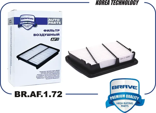 Фильтр воздушный BR.AF.1.72 172205PHA00 HONDA CR-V RW 2,4 17 (Brave). Артикул BRAF172