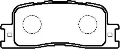 Тормозные колодки HSB. Артикул HP5161