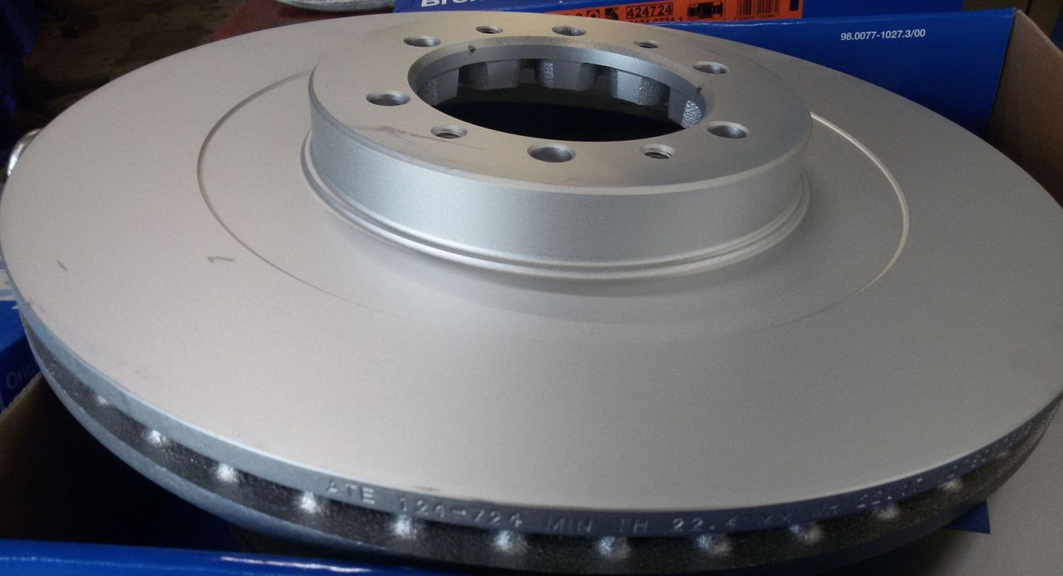 Тормозной диск ATE. Артикул 24.0124-0724.1