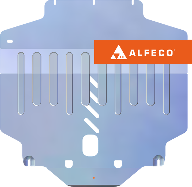 Защита алюминиевая Alfeco для картера и КПП MG 6 2020-2026. Артикул ALF.69.01al