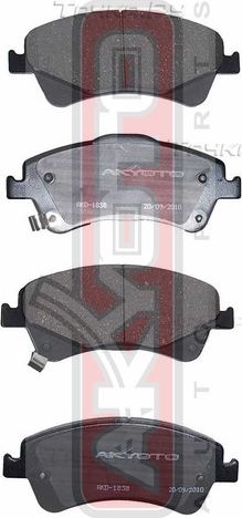 Тормозные колодки Akyoto Packing AKYOTO. Артикул AKD-1837