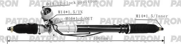 Рулевая рейка Patron для Audi A6 II (C5) 1997-2005. Артикул PSG3004