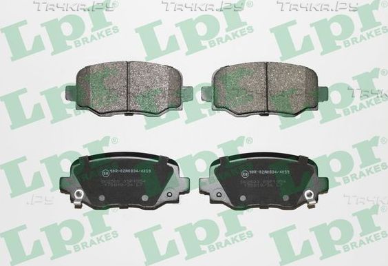 Тормозные колодки LPR. Артикул 05P1954