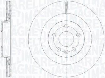 Тормозной диск Magneti Marelli. Артикул 361302040808