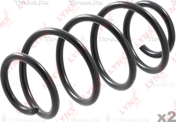Пружина подвески LYNXauto передняя для Volkswagen Golf VI 2009-2013. Артикул SC-1086